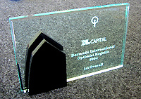 Jade Acrylic Sailing Trophies